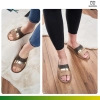 Skórzane klapki damskie Slippers