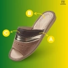 Skórzane klapki damskie Slippers