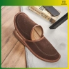 Slippers Męskie Domowe pantofle skórzane
