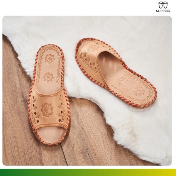 Skórzane klapki góralskie Slippers