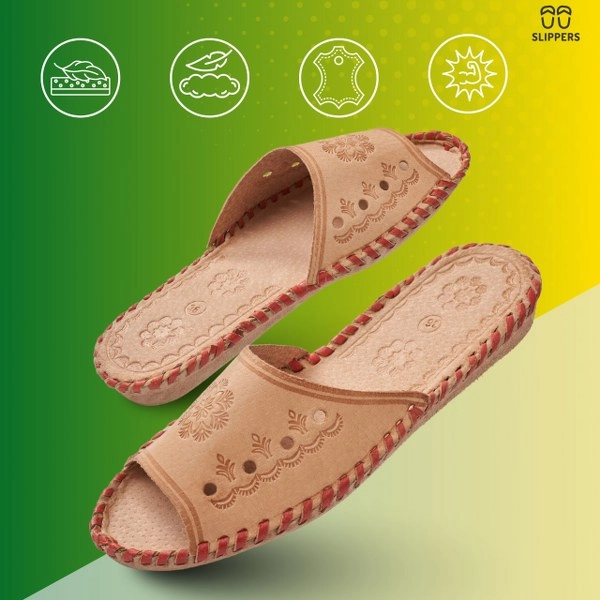 Skórzane klapki góralskie Slippers