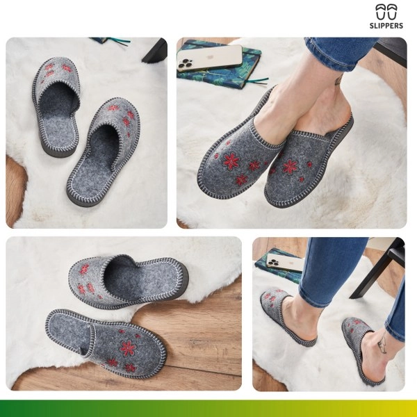 Domowe klapki damskie Slippers