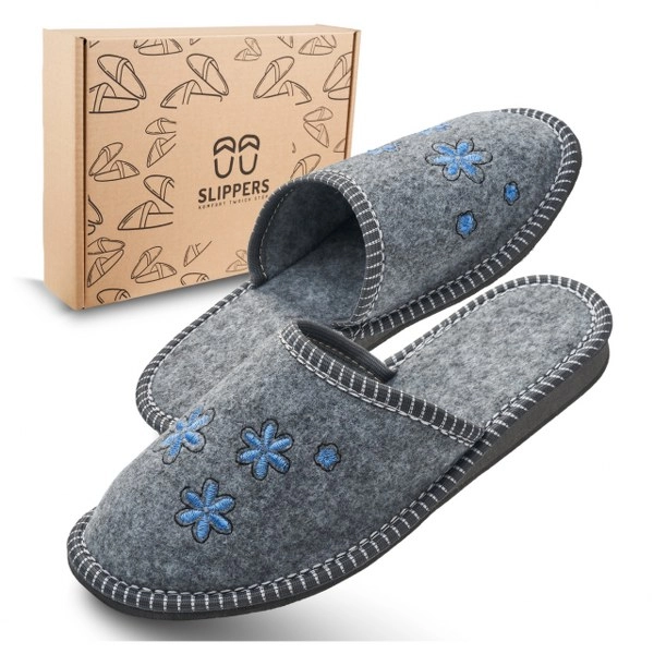 Klapki damskie Slippers pantofle domowe