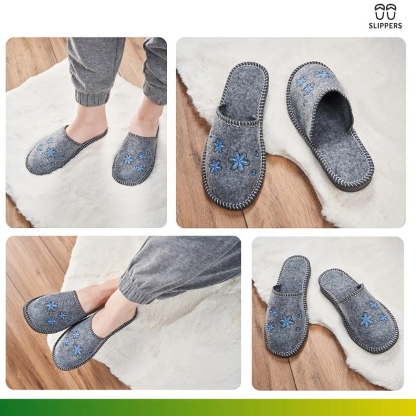 Klapki damskie Slippers pantofle domowe