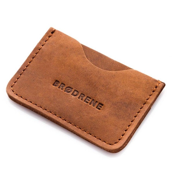Etui na Karty Brødrene E01 Jasny Brąz
