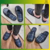 Slippers Męskie Domowe Kapcie w kratę