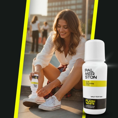 Biała Pasta Korektor do Sneakersów Palmerston FlashWhite 75ml