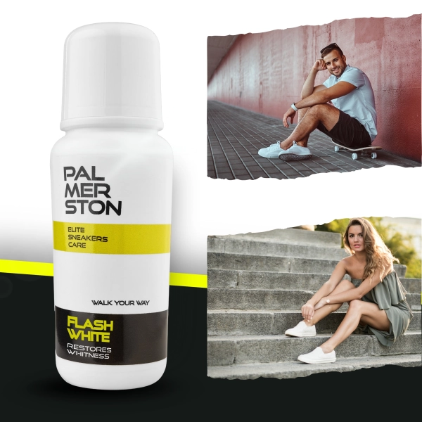 Biała Pasta Korektor do Sneakersów Palmerston FlashWhite 75ml